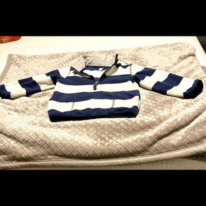 Carter’s pullover. Blue and white